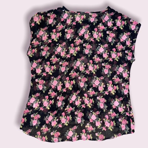 Sheer floral top - Picture 3 of 3